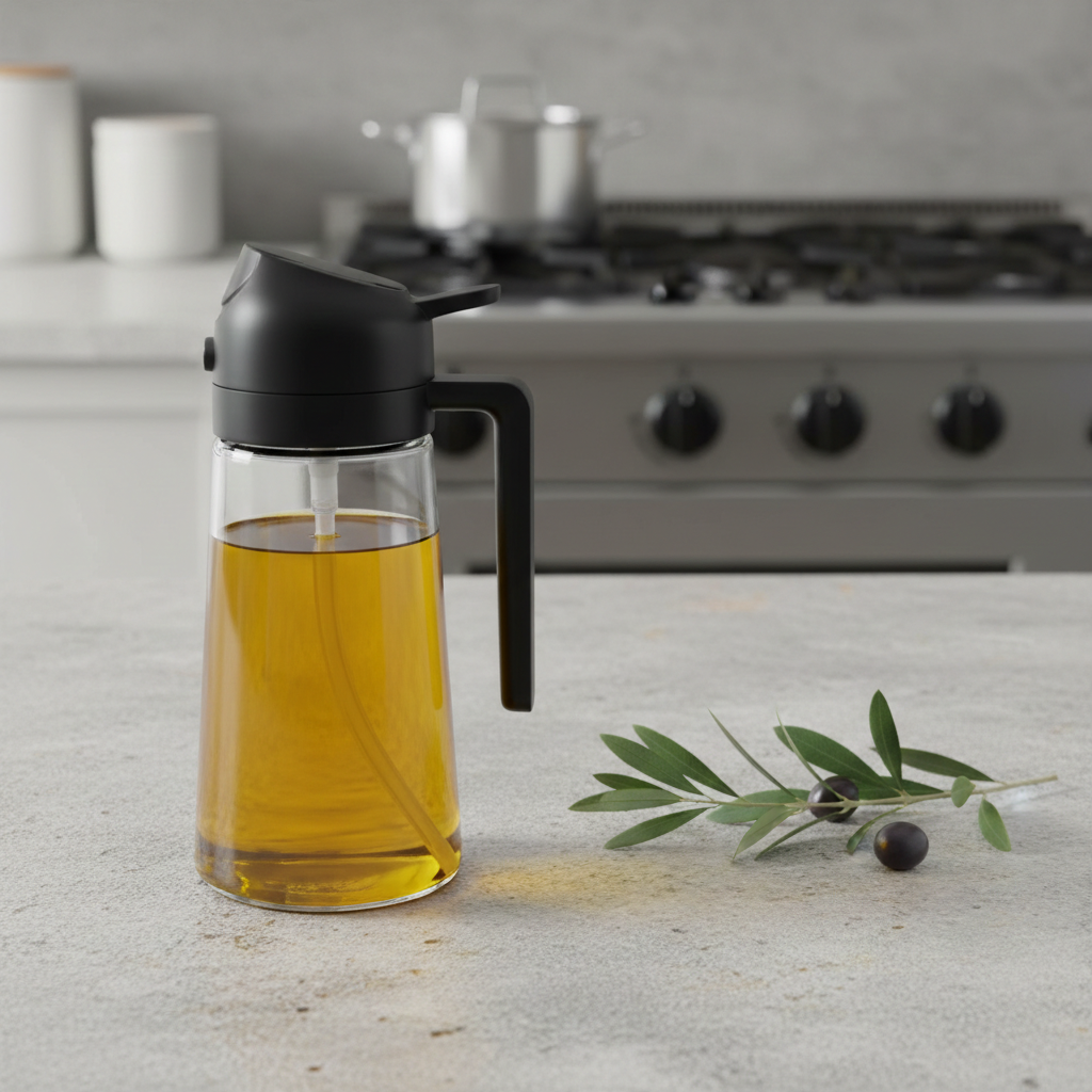 2 in 1 Glass Olive Oil Sprayer